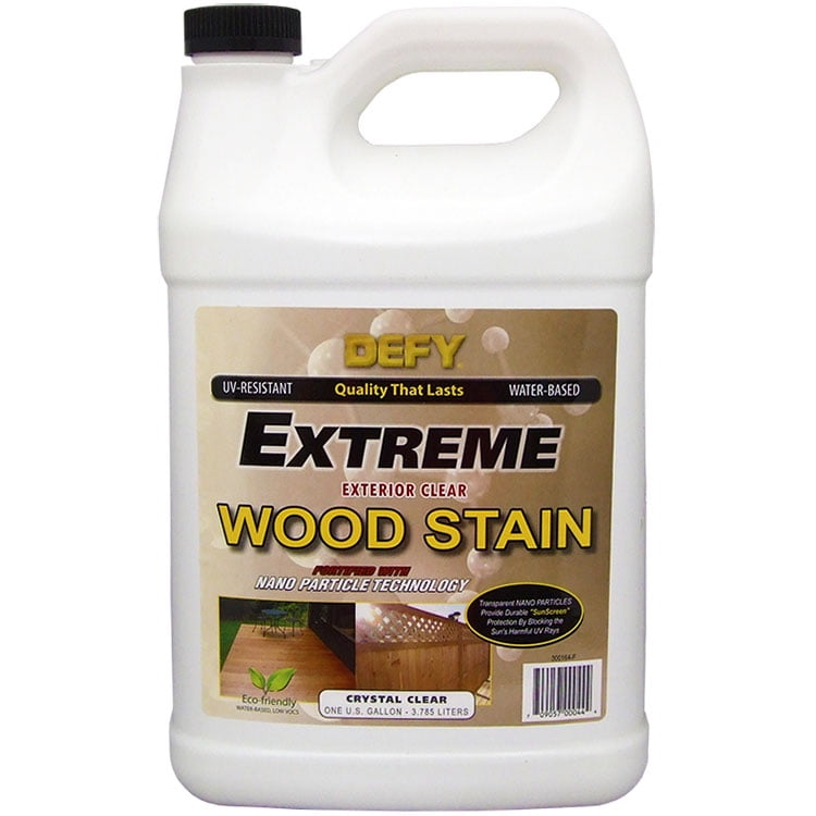 DEFY Extreme Wood Stain Crystal Clear F-Style gal - Walmart.com ...