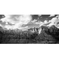 thumbnail image 2 of Marshall, Laura 14x9 White Modern Wood Framed Museum Art Print Titled - Zion Canyon III, 2 of 4