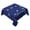 Blue, variant on 4th of July Tablecloth, 23.6x23.6 Inch Patriotic Table Cover, Square American Flag Design, for Indoor Outdoor BBQ Party Decor, Black, YDYB
