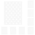 thumbnail image 1 of 10PC Pieces American Flag Star Stencil Templates, American Flag Templates, IdealforDIY Crafts Design Independence Day Project American Flag Projects, 14 * 11CM, 10 Pack American Flag Stencils, 1 of 5