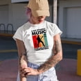 thumbnail image 2 of A Day Without Music Is Like Just Kidding, I Have No Idea, Guitarist, White T-Shirt, XL, 2 of 5
