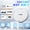 White, variant on 4000Pa Robot Vacuum & Mop, 90-Min Runtime, Quiet 58dB, USB Charging, for Hard Floors, Wood, Tile, Marble – New Home Gift