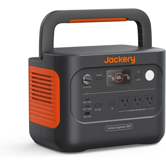 Restored Jackery Solar Generator 1000 v2, 1070Wh (Refurbished)