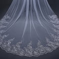 thumbnail image 5 of OUNONA Cathedral Length Wedding Veil White 1Pcs Simple Veil For Bride Wedding, 5 of 5