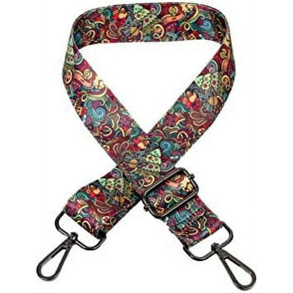 esafio Purse Straps Crossbody Handbag Replacement Strap Adjustable Wide Straps ,Multicolor