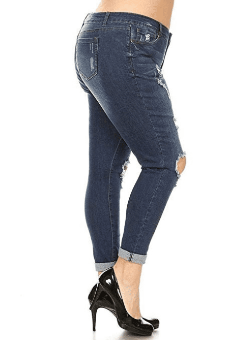 wax plus size jeans