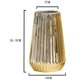thumbnail image 5 of Jarrón alto de cerámica con vertical para decoración para hogar, de , jarrón, decoración para , 16,5 cm de Macarena Adorno de cerámica en forma de jarrón blanco, 5 of 8