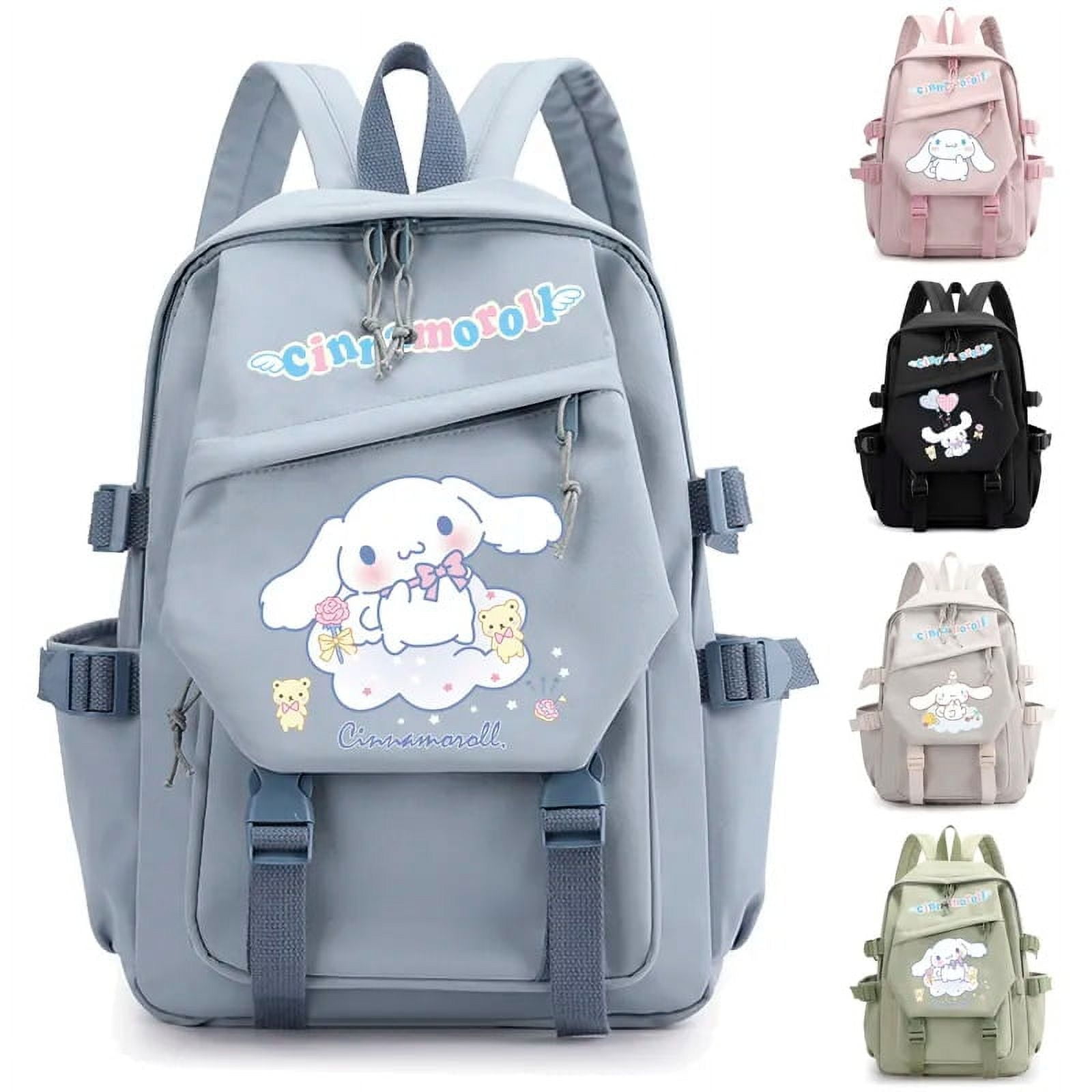Anime Sanrio Plush Toy Cinnamoroll Backpack Children Girl Boy Black Blue Schoolbag Kawaii Student School Bag Computer Large Gift Walmart