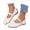 White, variant on Orthopedic Mary Jane For Soft Ballet Flat Casual Shoes With Adjustable Buckle Straps