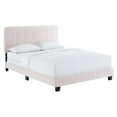 thumbnail image 2 of Modway Celine Channel Tufted Performance Velvet King Bed in Pink, 2 of 8