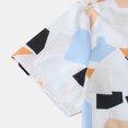 thumbnail image 4 of Camisas Vaqueras Para Hombre XXL Camiseta de manga corta con botones de solapa y estampado hawaiano informal a la moda de verano para hombre (White, M), 4 of 7