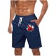 thumbnail image 1 of Pantalones Cortos Casuales para Hombre Imprimir con Bolsillos Pantalones de Playa de Cintura Elástica, Pantalones Cortos de Cintura Elástica para Hombre, 1 of 8