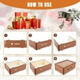 thumbnail image 4 of 2026 Wooden Cash Vault Savings Box with Counter & Money Target (10000), 4 of 7