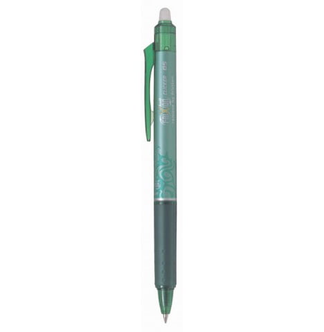 0.5mm Extra Fine Point Green Ink 3 Count Pilot FriXion Clicker RT Gel Pen 