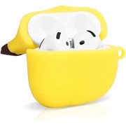 Case for AirPods 4 Wireless Earbuds (2024) with Carabiner, Silicone Charging Protective Cover with Cartoon Skin Design for AirPods 4th Generation Headphones