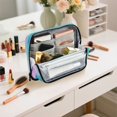 thumbnail image 7 of Standing Pencil Case with Base Large Capacity Stationery Pouch Pen Bag with Zipper for Women Men Tie-dye Dandelions Pattern, 7 of 7