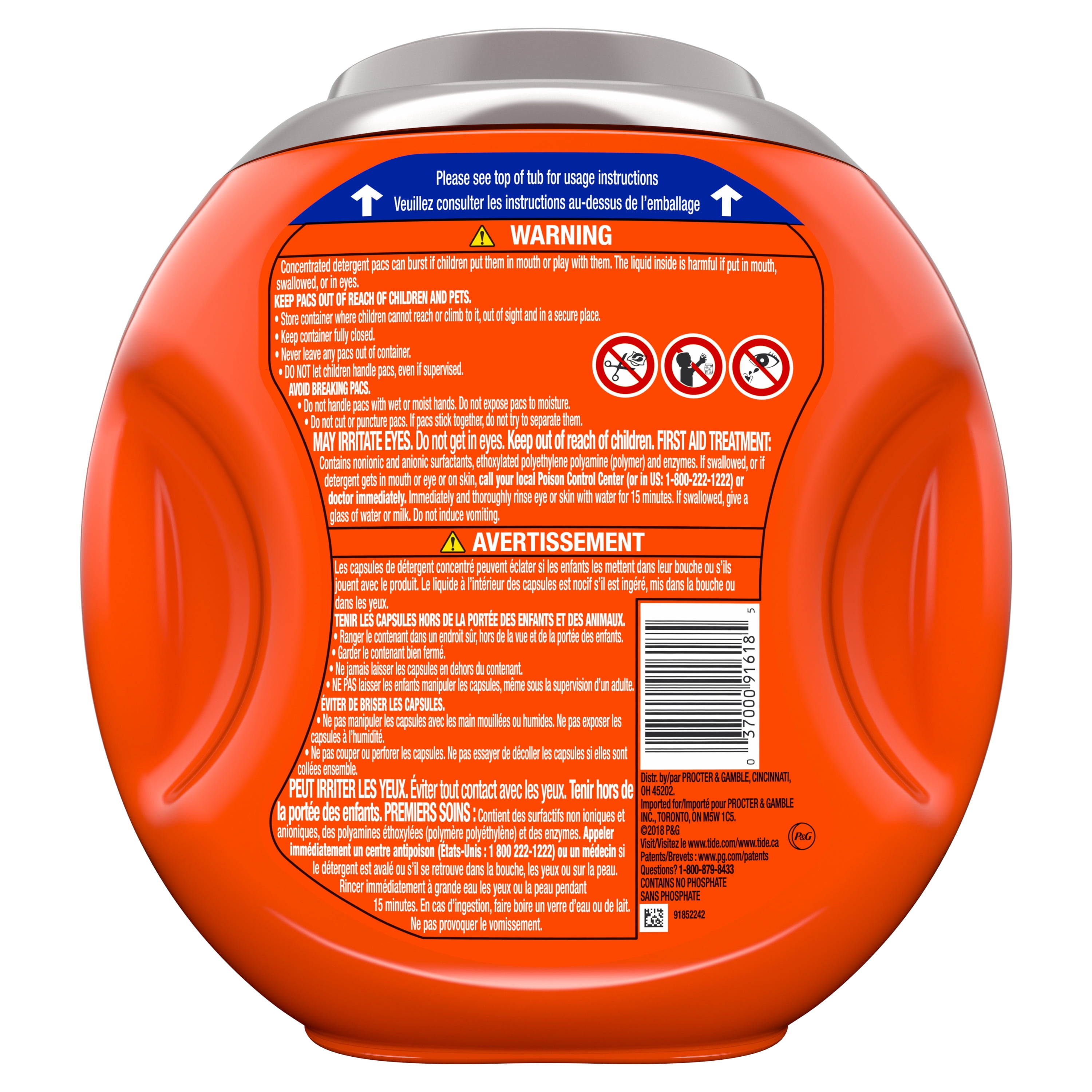 Tide Pods Febreze Botanical Rain, 54 ct Laundry Detergent Pacs - 3