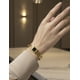 thumbnail image 5 of Brazalete rígido de oro laminado con diseño de grecas, 5 of 8