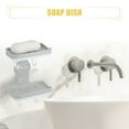 thumbnail image 2 of Jabonera, jabonera montada en la pared, jabonera, jabonera para baño, cocina, gris, 2 of 7