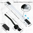 thumbnail image 7 of 2BK Furniture Mover Tool,Furniture Moving Sliders,1700 lbs Maximum ,Adjustable Mobile Base for Washing Machines, Refrigerator Support Stand, Roller Dolly for Dryers, Dishwashers(White), 7 of 7