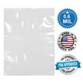 thumbnail image 3 of Pack of 2000 Clear Merchandise Bags 8.5 x 11. Ultra Thin Poly Plastic Bags 8 1/2 x 11. Thickness 0.6 Mil. High Density Polyethylene Bags for Books, Magazines and Small Items. Reusable, Recyclable., 3 of 5