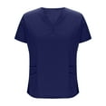 thumbnail image 3 of Aofany Scrubs Sets for Women Medical Uniform Comfy Short Sleeve Tops and Pants with Pockets Two-Pieces Scrubs Sets, 3 of 7