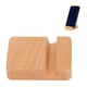 thumbnail image 4 of Soporte de Teléfonos Inteligentes de Madera, Soporte de Teléfono Móvil de Madera Lisa y Compacta de Wooden para la Mayoría de los Teléfonos Móviles, 4 of 7