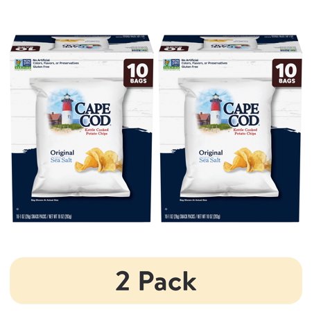 (2 pack) Cape Cod Original Chips, 10 Count 1 oz
