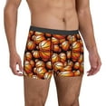 thumbnail image 4 of Salouo Vintage Basketball Print Men's Boxer Briefs,Breathable Underwear Elastic Waistband Briefs for Men -X-Large, 4 of 8