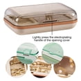 thumbnail image 3 of Estuche de viaje para joyas Ficarrico, organizador de almacenamiento portátil para joyas, caja de almacenamiento para anillos, pendientes, collares, regalos, 3 of 5