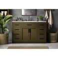 thumbnail image 2 of Elegant Kitchen and Bath Alden 54 inch Single Bathroom Vanity in Chestnut Brown, 2 of 10