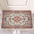thumbnail image 2 of Bohemian Orange Ethnic Retro Patterned Carpet Welcome Doormat for Indoor/Outdoor Entrance Bohemian Orange Ethnic Retro Patterned Carpet Decoration Door Mat Kitchen Door Mat Bedroom Doormat 17x30 Inch, 2 of 6