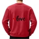thumbnail image 3 of Ceisia Men's Valentine's Day Heart Print Sweatshirt | Relaxed Winter Casual Pullover Gift, 3 of 5