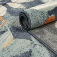 thumbnail image 6 of Superior Mahonia Leaf and Vine Indoor Area Rug, 5' x 8', Blue, 6 of 7