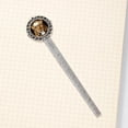thumbnail image 4 of Leopard Vintage Silver Lace-Edged Bookmark: a Gift for Readers and Book Lovers, 4 of 5