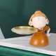 thumbnail image 4 of Bandeja organizadora de almacenamiento con figuras de niña nórdica, estatua, manualidades, decoración para fiestas naranja, 4 of 8