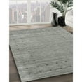 thumbnail image 2 of Ahgly Company Indoor Round Contemporary Dark Gray Abstract Area Rugs, 3' Round, 2 of 6