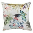 thumbnail image 6 of Fennco Styles Watercolor Tropical Phoenix Birds Down-Filled Linen Throw Pillow - 20"x20", 6 of 7