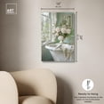thumbnail image 5 of Spring Dove Bathroom Canvas Glam Bathroom Art by Art Remedy, Gallery Wrapped, 16" x 24", 5 of 7