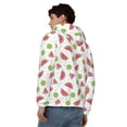 thumbnail image 4 of Honeii Watermelon And Kiwi Print Hoodies for Men, Pullover & Full Zip, Breathable Zip up Hoodie, Sweatshirt-Small, 4 of 5