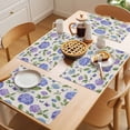 thumbnail image 5 of Purple Hydrangeas Placemats Set of 4 Botanical Garden Florals Retro Place Mats Indoor Wipeable Table Mats Washable Cloth Dining Table Placemats for Kitchen Holiday Party Home Decor 13x19 Inch, 5 of 9