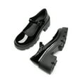 thumbnail image 3 of BURUDANI Womens Ballet Mary Jane Low Heel Chunky Ankle Strap Pumps Non-Slip Platform Dress Shoes Round Toe, 3 of 6