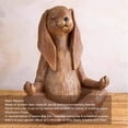 thumbnail image 4 of Meditating  Sculpture, Compact Sturdy Dedicate Decorative Resin Yoga   Statue  For Living Room, 4 of 8