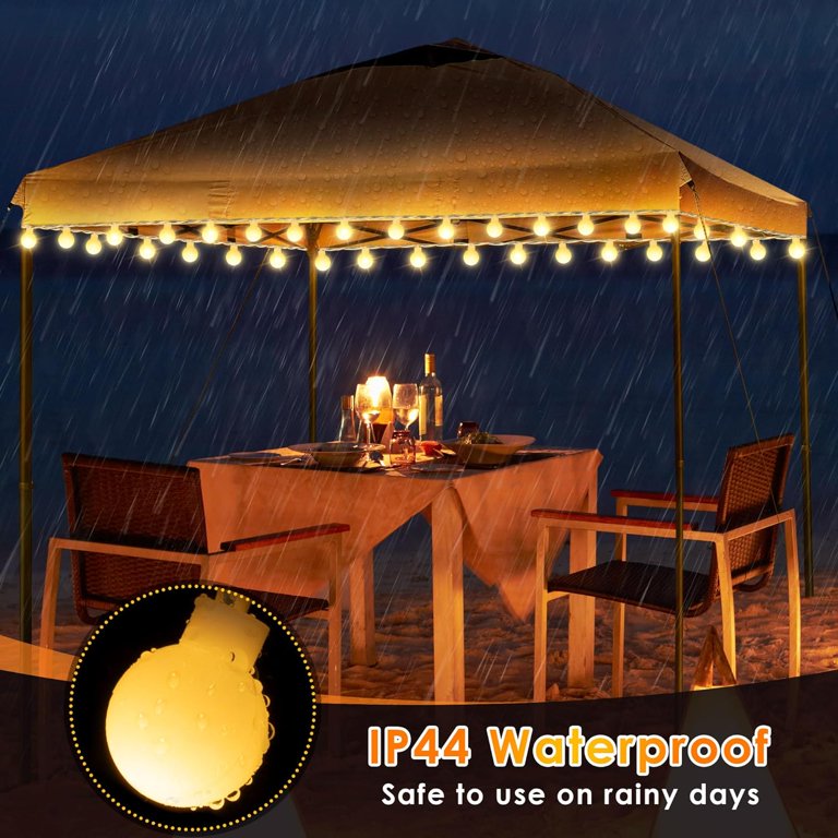 1 Pack LED Canopy Lights, 40ft 80LED Battery Powered Canopy