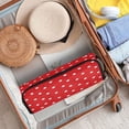 thumbnail image 3 of Hair Tools Storage with Heat Resistant Mat- Cute Polka Dots Printed Curling Iron Travel Bag/Flat Iron Case for Women, 3 of 8