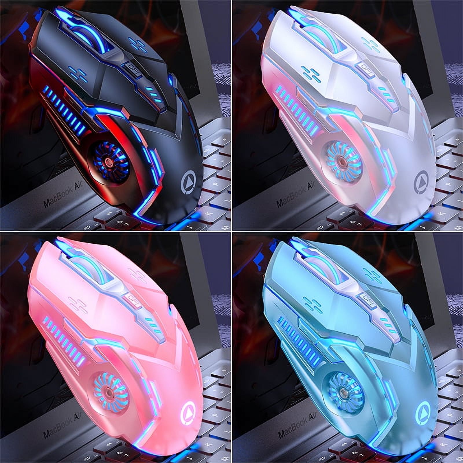 JOUALY Wireless Gaming Mouse, Rechargeable, Silent photo 3