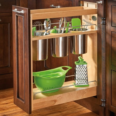 Rev-A-Shelf 8'' Pull-Out Cabinet Utensil Organizer