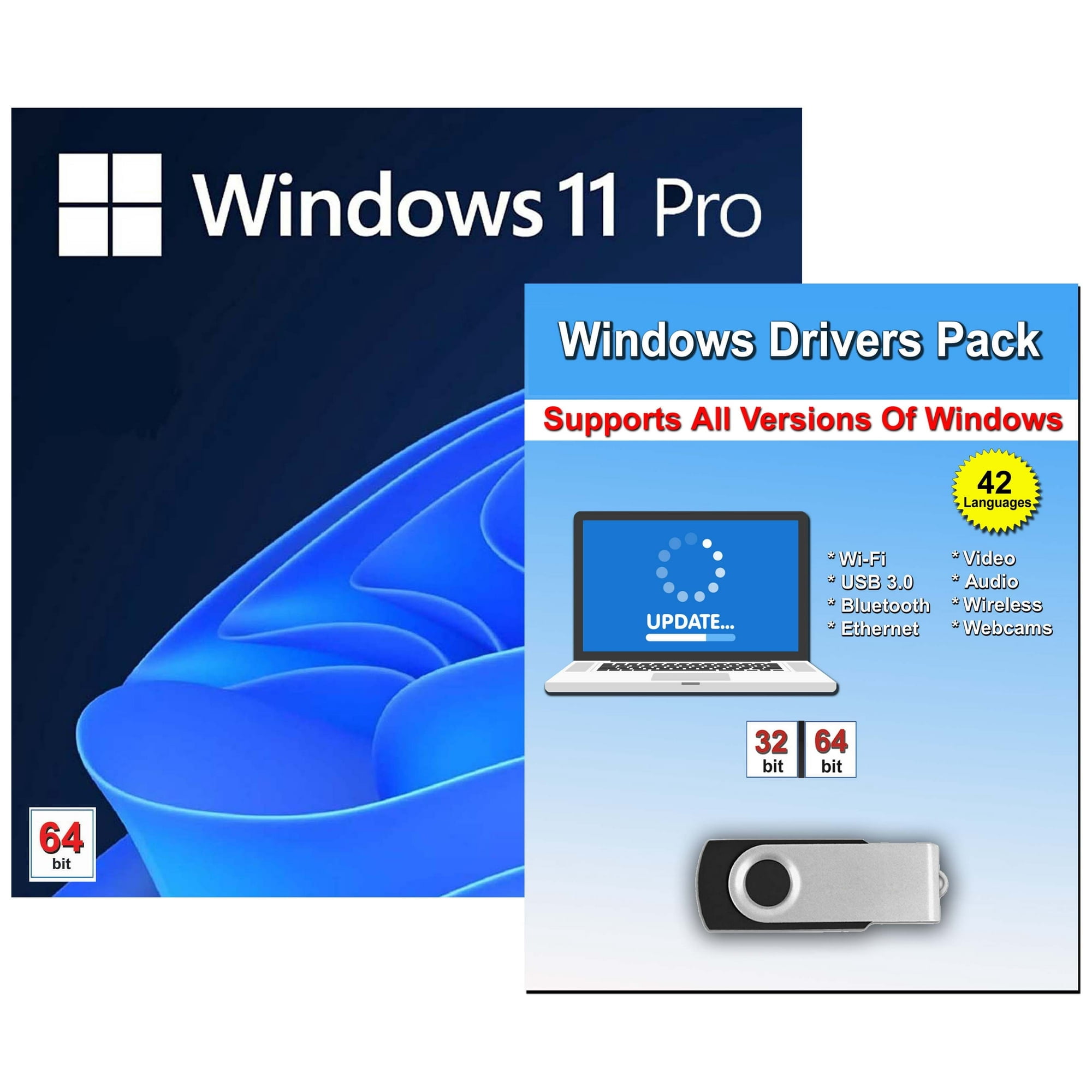 Windows 11 Professional 32/64 Bit with Key Install Repair