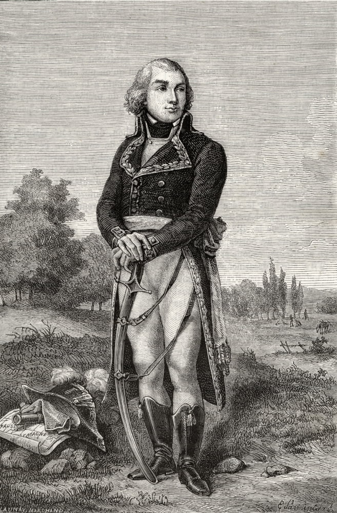 Jean-Baptiste Jourdan 1762-1833 French Politician And Marshal Of France Victor At The Battle Of Fleurus From Histoire De La Revolution Francaise By Louis Blanc Engraved By Launay-Marchand Canvas Art -