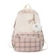 thumbnail image 1 of Mochila de viaje NikouMX mochila a cuadros con bolsa de libros alta capacidad, 1 of 8